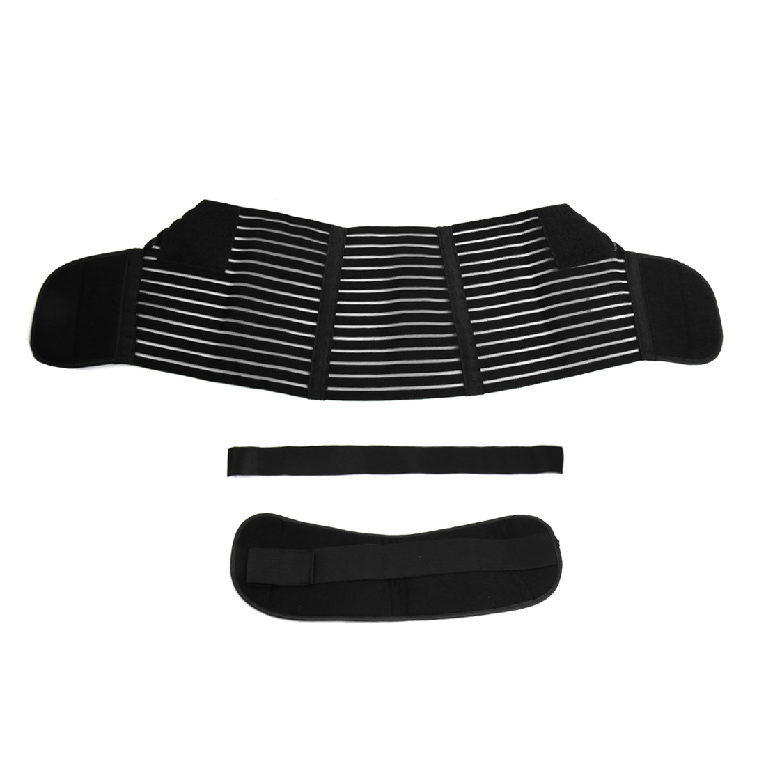 Unique Bargains Maternity Antepartum Belt Pregnant Women Abdominal Support Waist Belly Band Back Brace Black XL